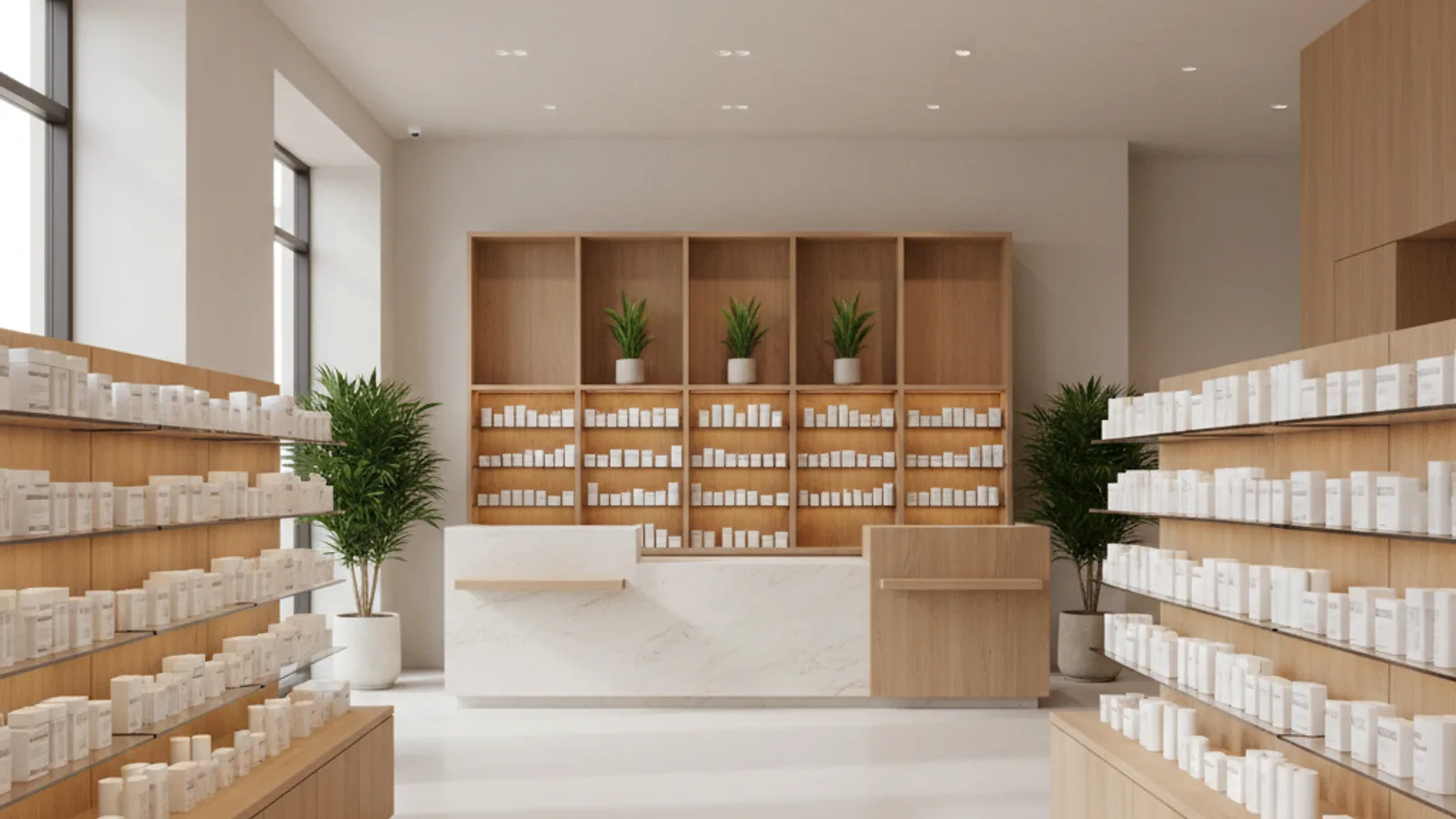 Pharmacie commerciale entretenue par Netteo à Québec